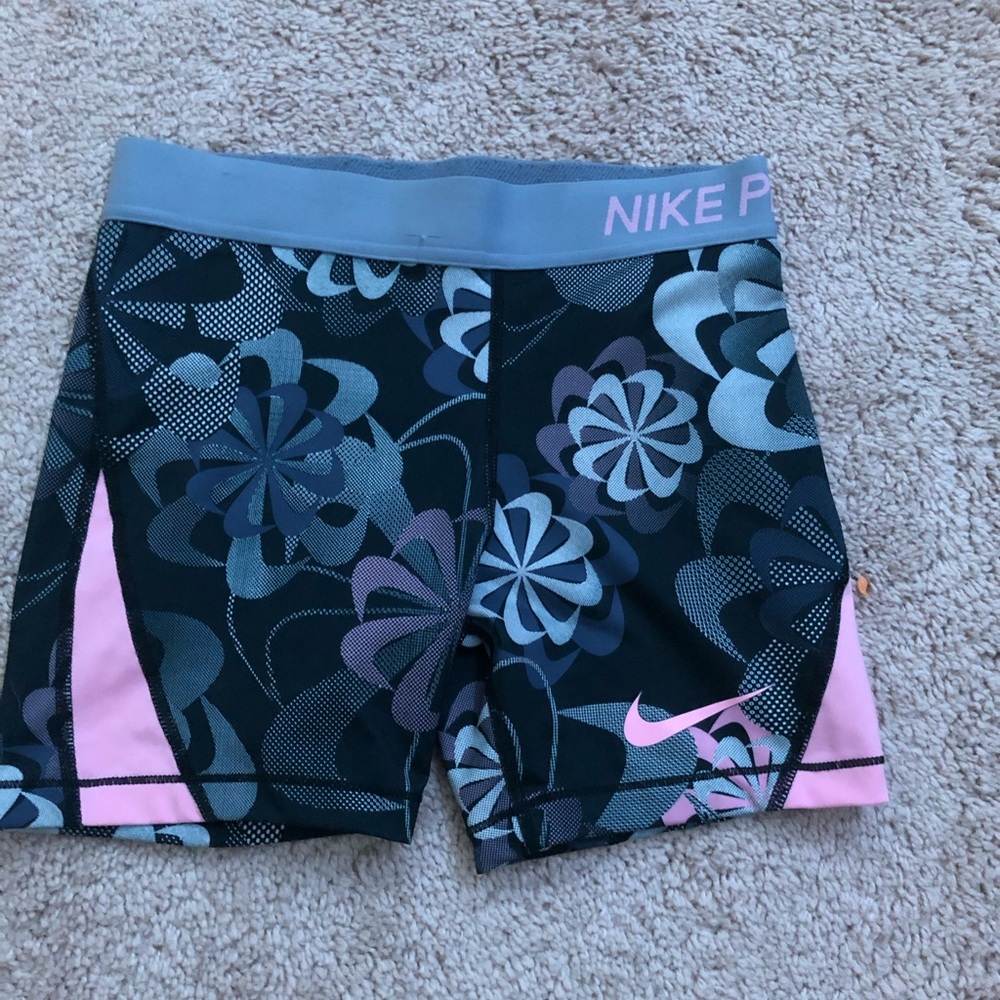floral print nike pros